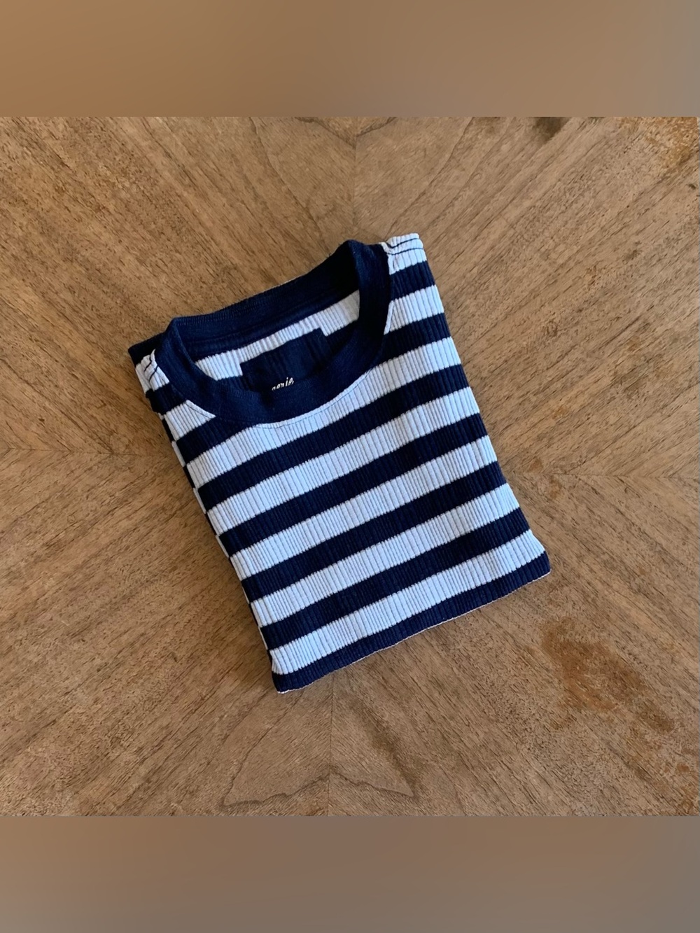 AErie Navy Essential Crewneck Layering T-Shirt